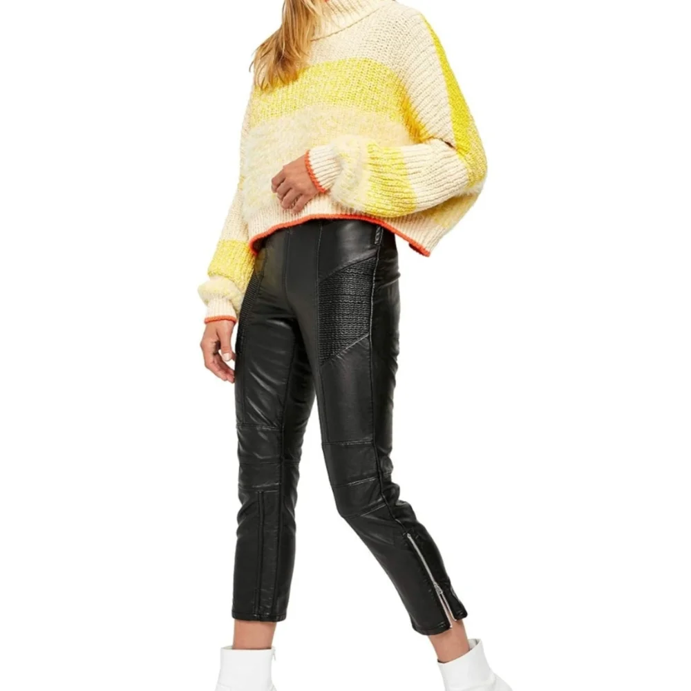 NWT Free People Black Tactical Pants - Picture 4 of 5